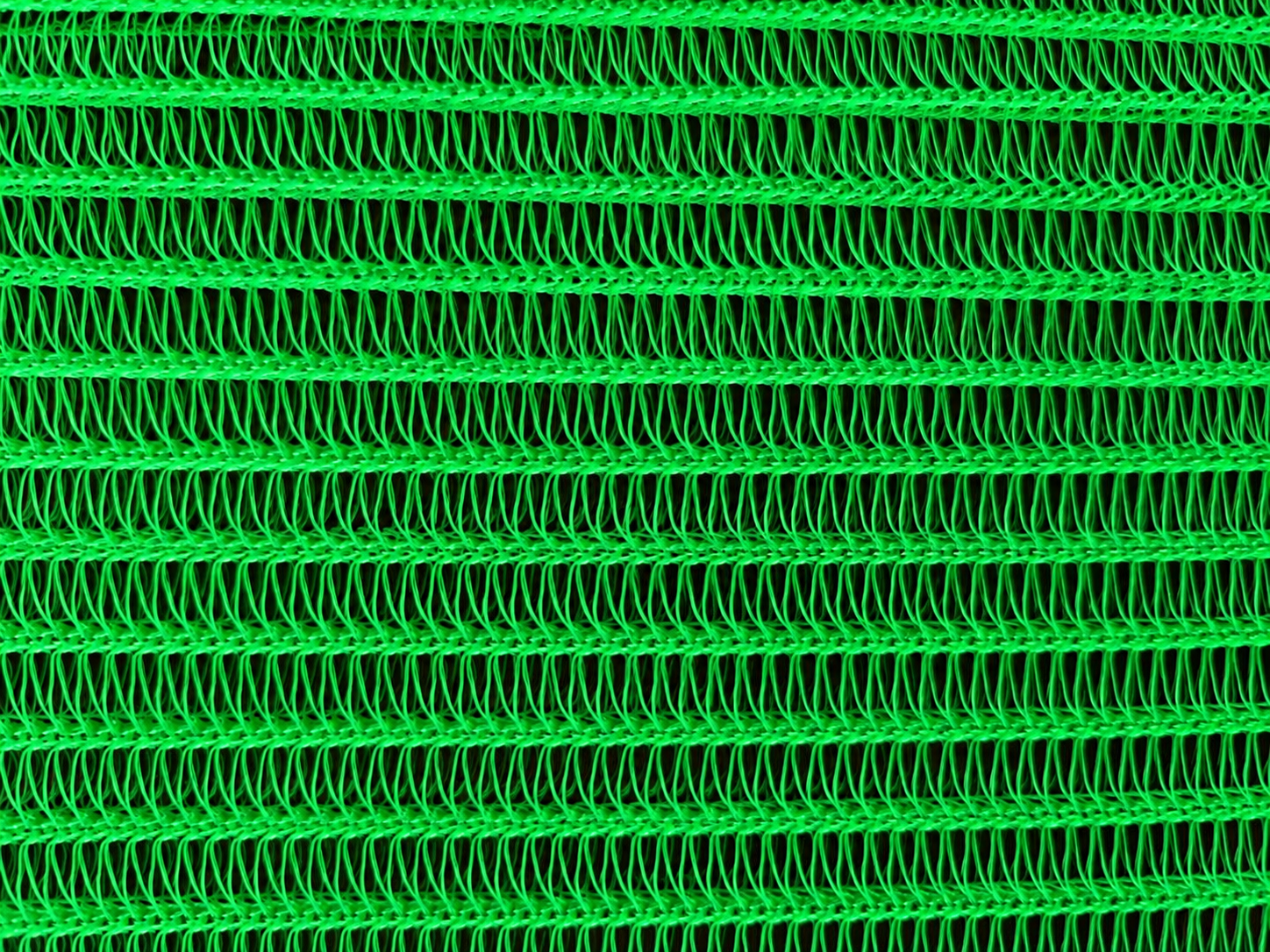 Close-up of knitted-type monofilament fabric weave